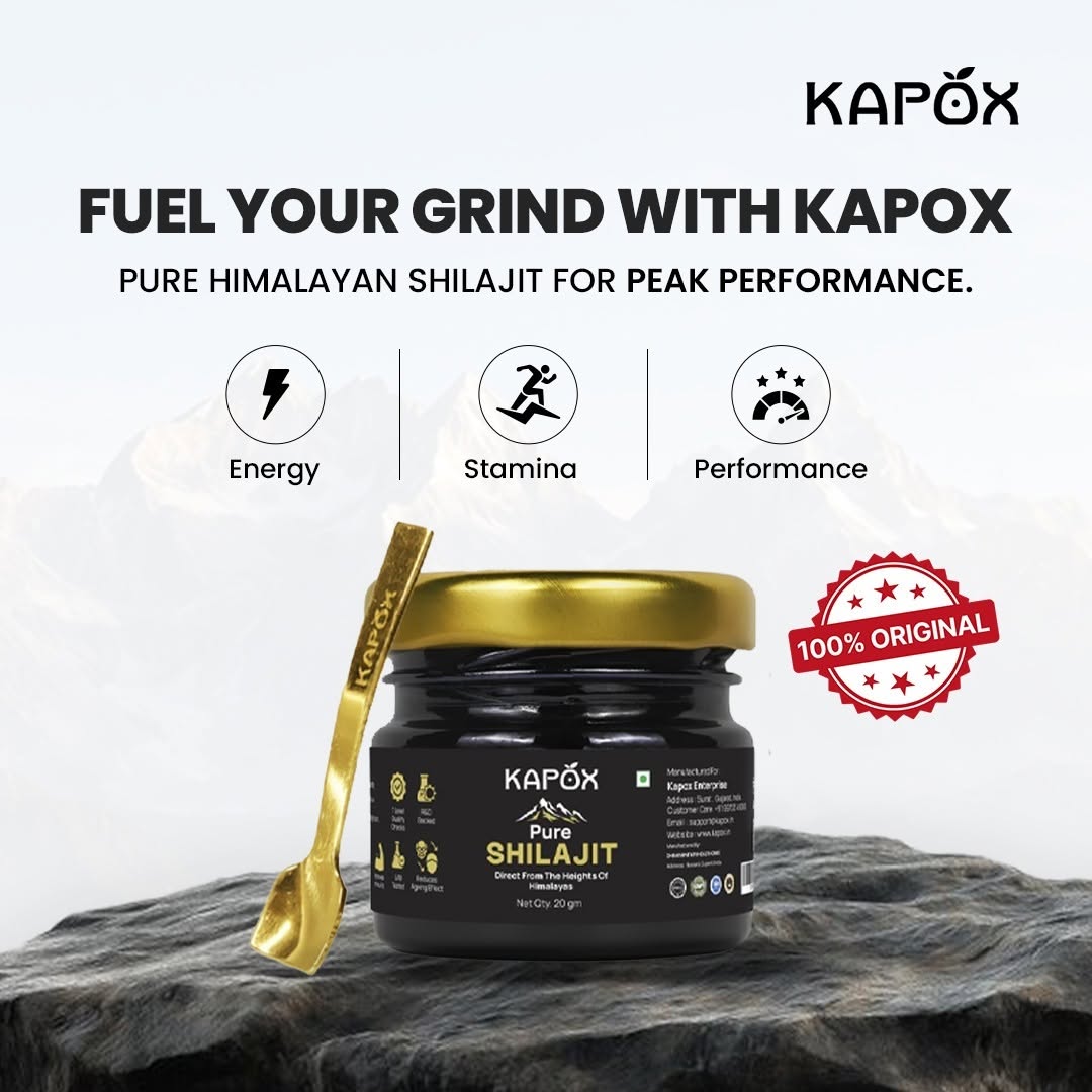 Kapox Himalayan Shilajit Gold Resin