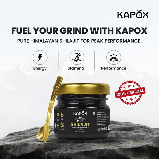 Kapox Himalayan Shilajit Gold Resin