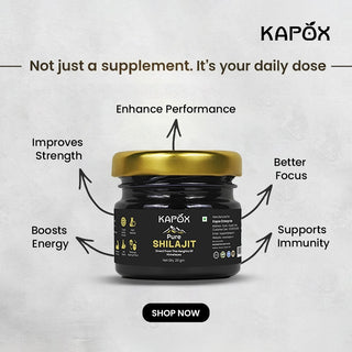Kapox Himalayan Shilajit Gold Resin